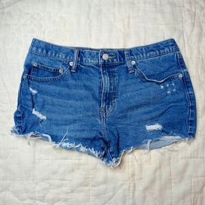Lucky Brand Distressed Cut Off Denim Shorts